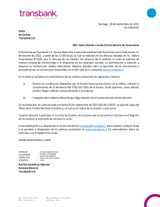 Carta de citación Documento