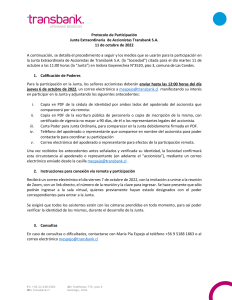 Protocolo Asistencia Junta Documento